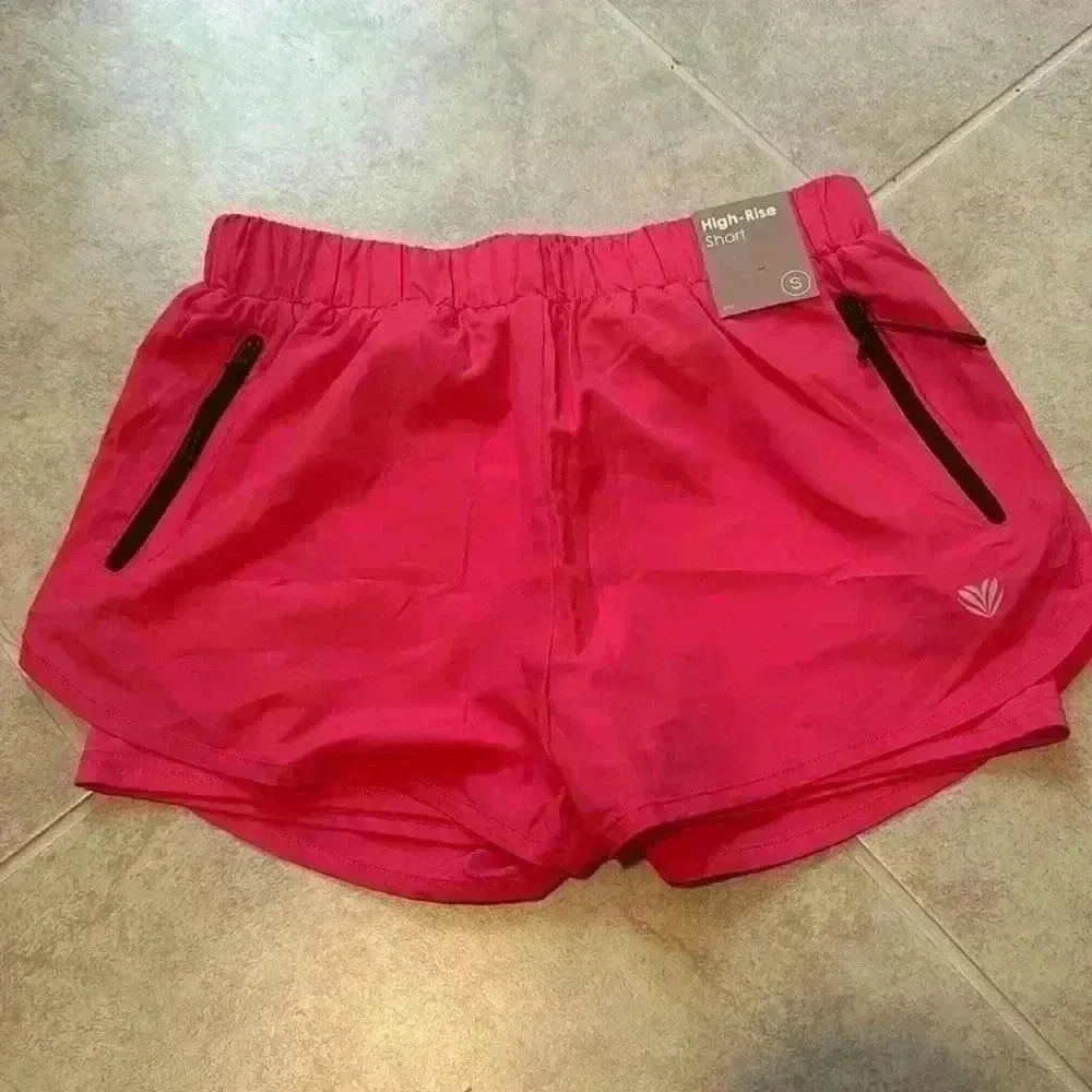 Hot Pink Activewear Shorts - Picture 1 of 3